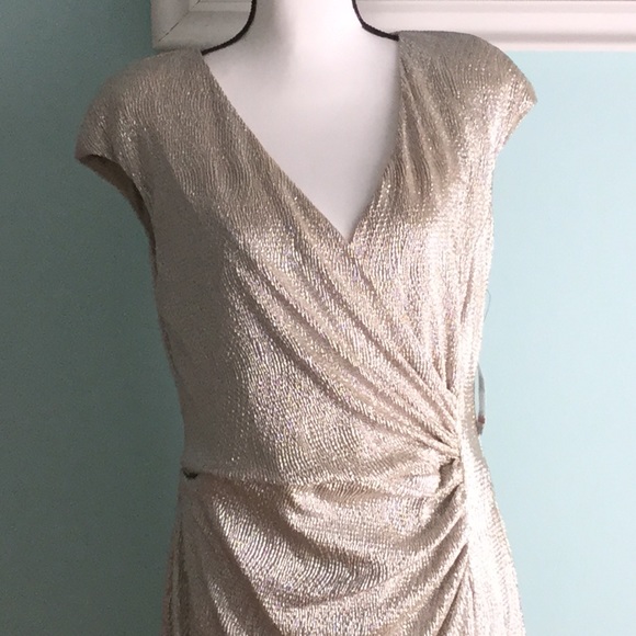 American Living- Metallica Bronze Dress - Picture 4 of 8